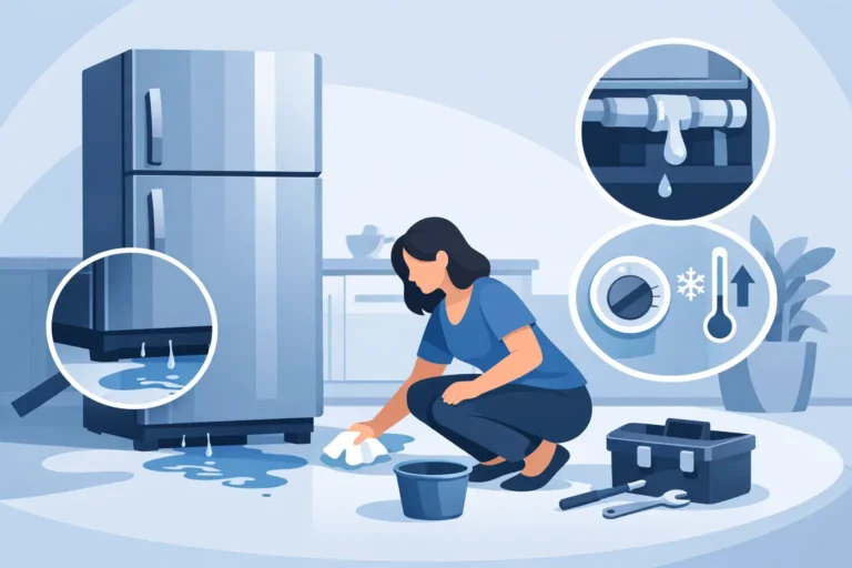 Refrigerator Leak Causes and What to Do First