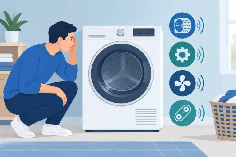 Dryer Noise Diagnosis for Common Dryer Sounds