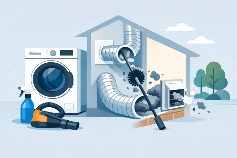 How to Clean Your Dryer Vent Safely at Home