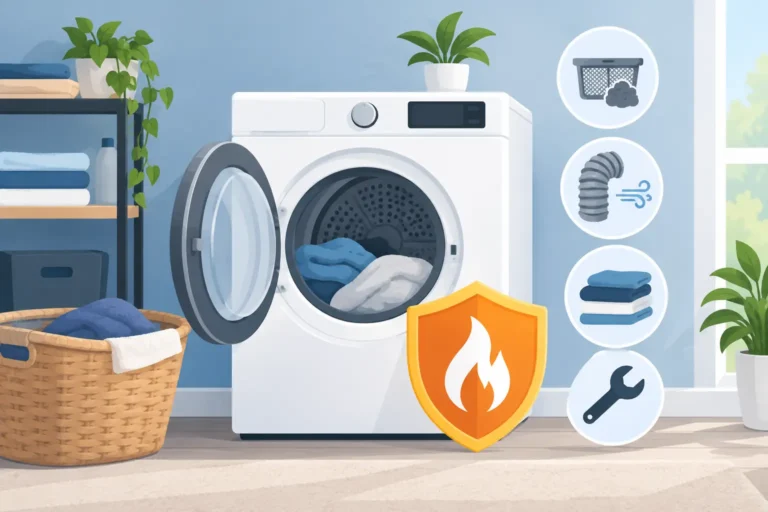 7 Best Ways to Reduce Dryer Fires at Home